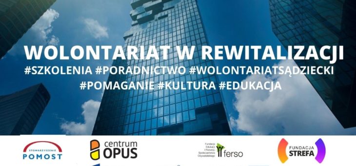 szkolenia dla wolontariuszy i koordynatorów wolontariatu